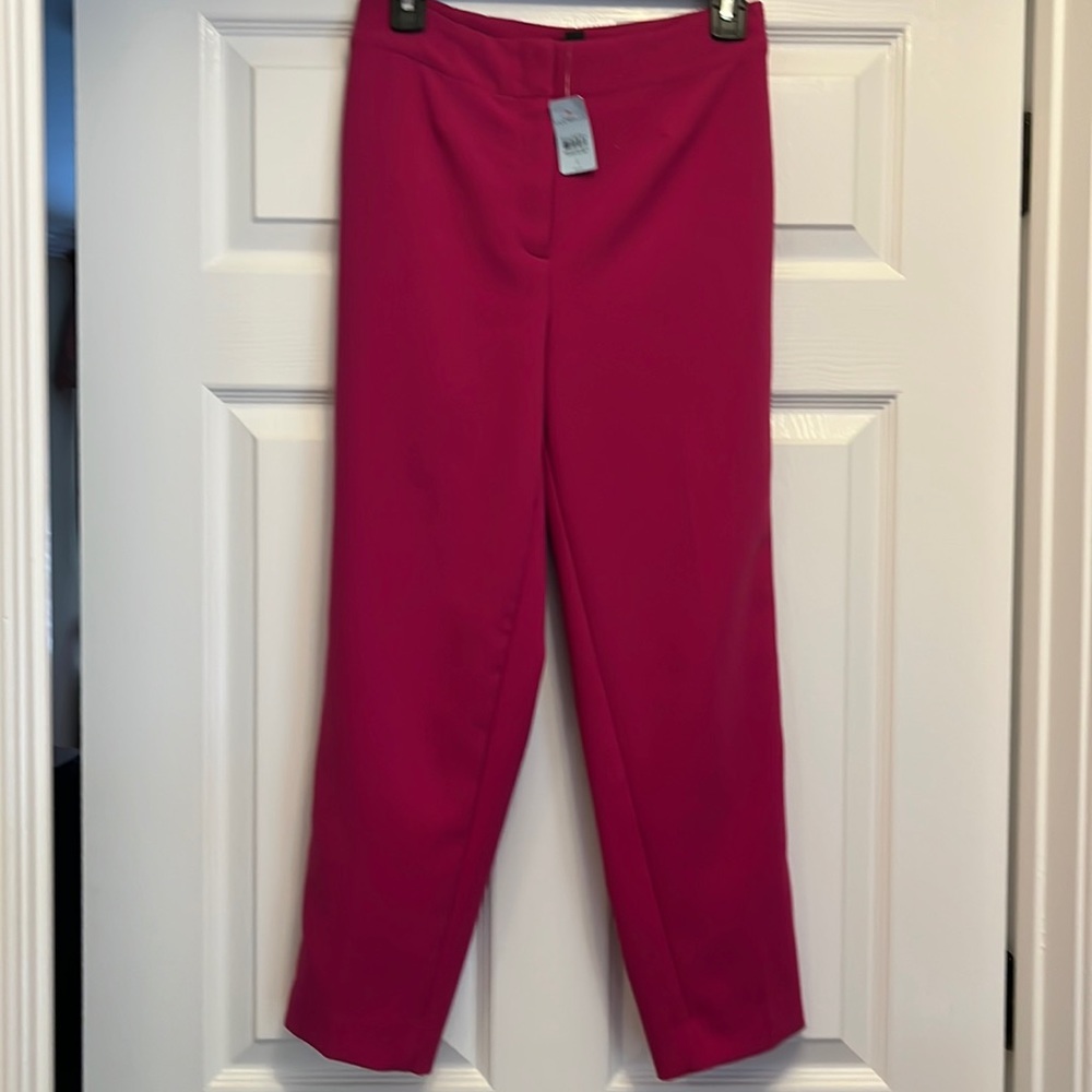 High waist and Taylor petite straight leg pants. 24 inch inseam. New with tags.